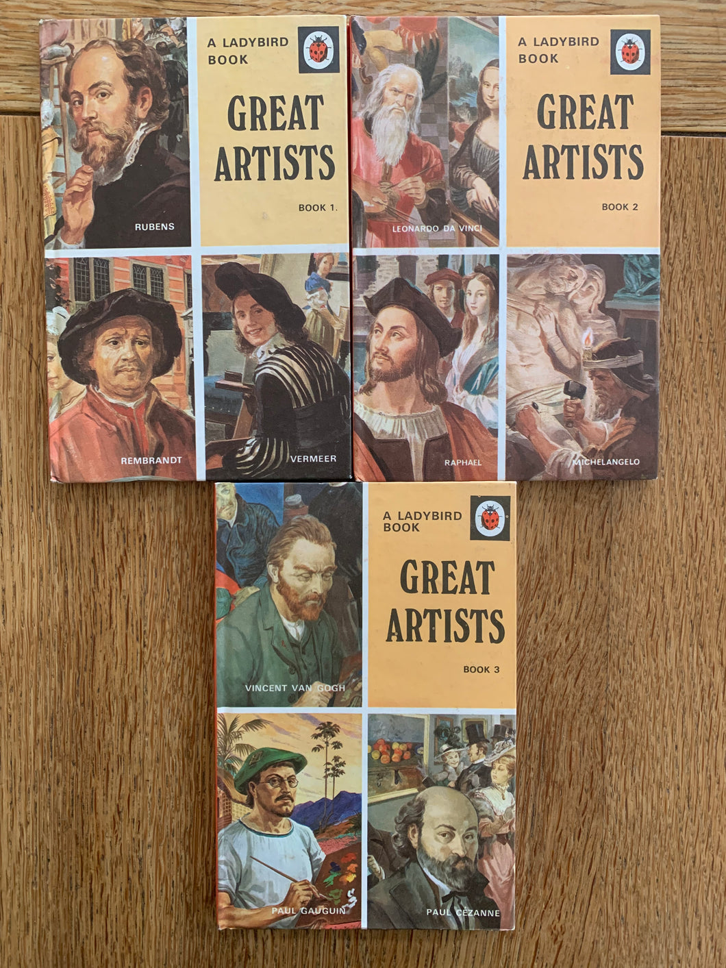 Ladybird Series 701 - Great Artists. Books 1-3. Complete set.