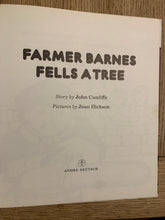 Farmer Barnes Fells a Tree