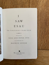 I Saw Esau: The Schoolchild's Pocket Book