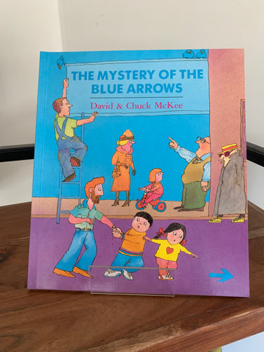 The Mystery of the Blue Arrows (signed with doodle)
