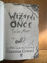 The Wizards of Once - Twice Magic (signed + 4 badge promotional set)