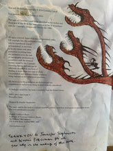 The Incomplete Book of Dragons - a guide to dragon species (signed with large dragon doodle)
