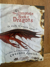 The Incomplete Book of Dragons - a guide to dragon species (signed with large dragon doodle)