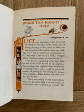 Alice's Adventures in Wonderland - 1923 edition with misspelt name to title page
