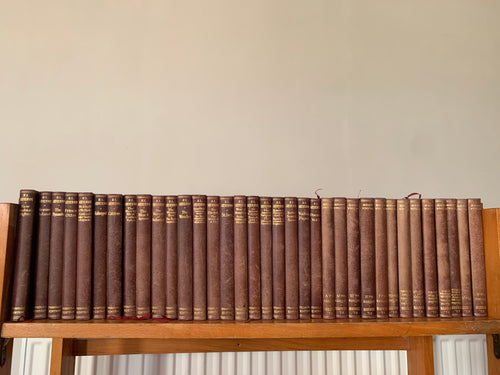 The Works of Robert Louis Stevenson. 35 volume complete Tusitala edition set