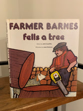 Farmer Barnes Fells a Tree