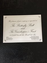Butterfly Ball and the Grasshoppers Feast. (Complete with invitation)