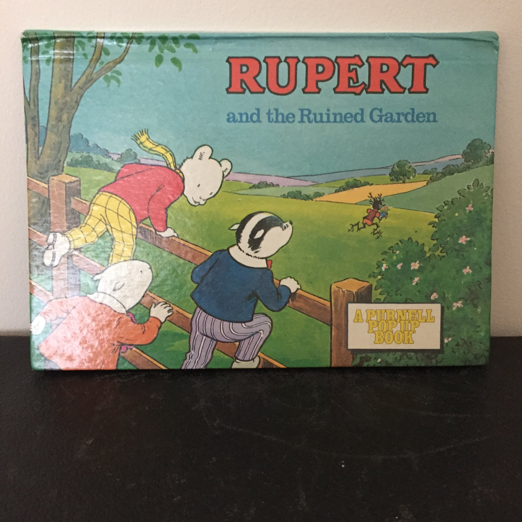Rupert and the Ruined Garden - A Purnell Pop-Up Book