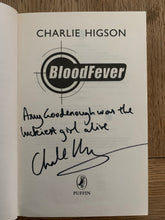 Blood Fever (signed) with sealed Collectors Cards